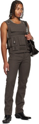Rick Owens Brown Concordians Bonotto Capsule Ammo Vest