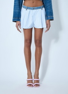 Alexander Wang Denim Waistband Shorts