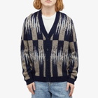 Percival Men's Chromatic Cardigan in Ecru