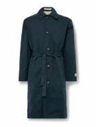 Massimo Alba - Mustang Woven Trench Coat - Blue