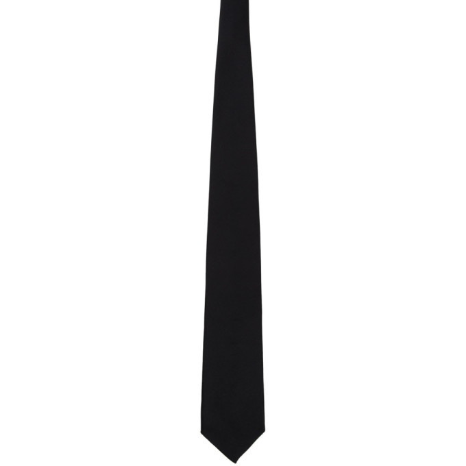 Photo: Comme des Garcons Homme Plus Black Silk Tie