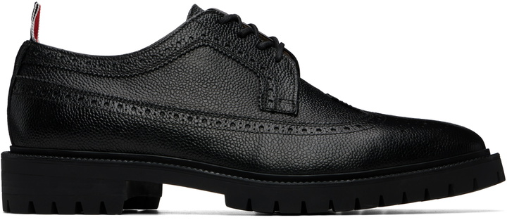 Photo: Thom Browne Black Pebble Grain Leather Longwing Brogues