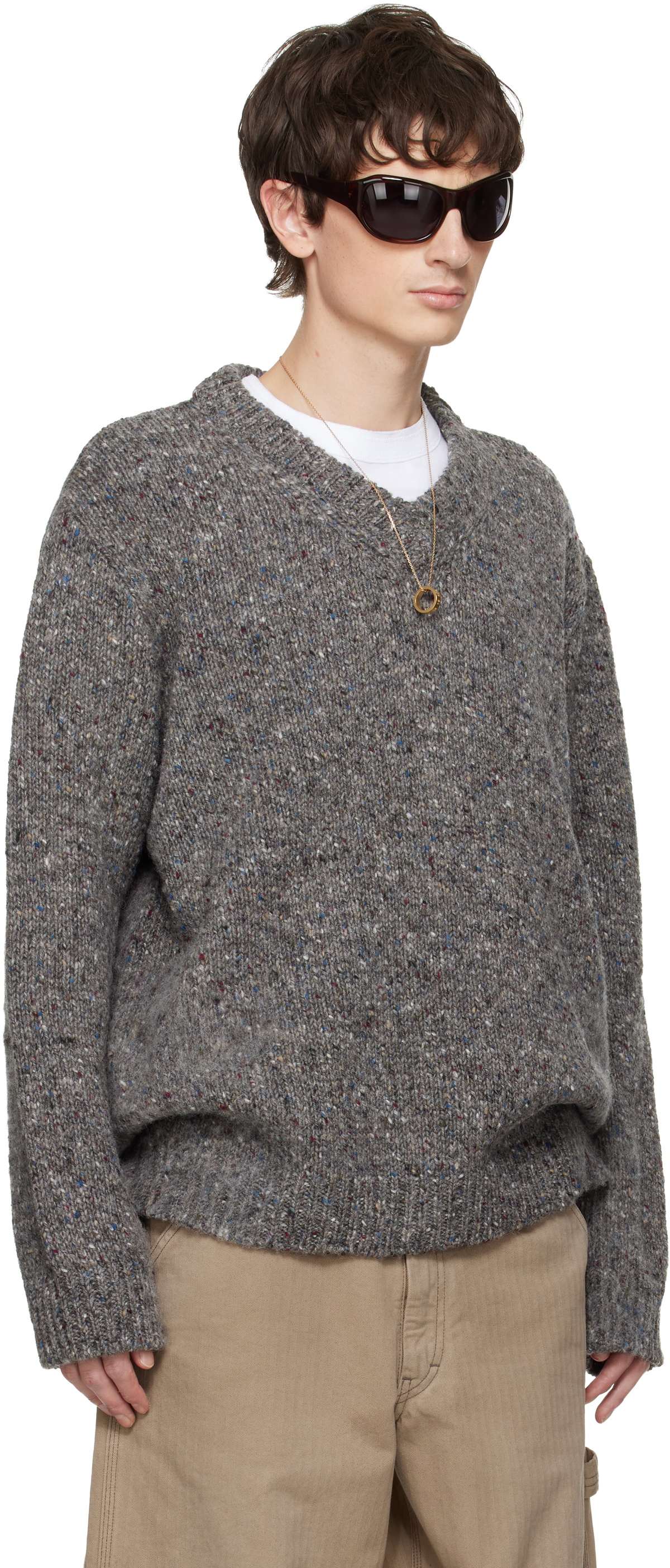 Margiela シルクニット Maison Margiela（メゾンマルジェラ） 4 14 ニット SI0HA0002 S17809