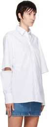 JW Anderson White Cutout Shirt