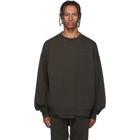 Essentials Khaki Pullover Crewneck Sweatshirt