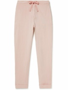 Officine Générale - Joseph Garment-Dyed Lyocell, Linen and Cotton-Blend Drawstring Trousers - Pink