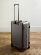 FPM Milano - Bank Spinner 68cm Leather-Trimmed Aluminium Spinner Suitcase