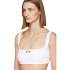 Off-White White Rib Tank Top