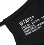 WTAPS - PVI Printed Jersey Face Mask - Black