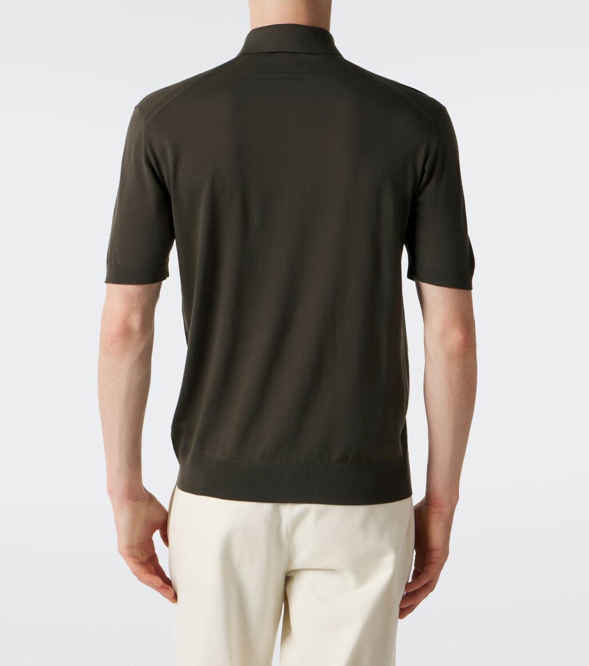Zegna Wool piqué polo shirt