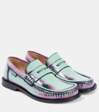 Loewe Campo leather penny loafers