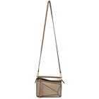 Loewe Taupe Mini Puzzle Bag