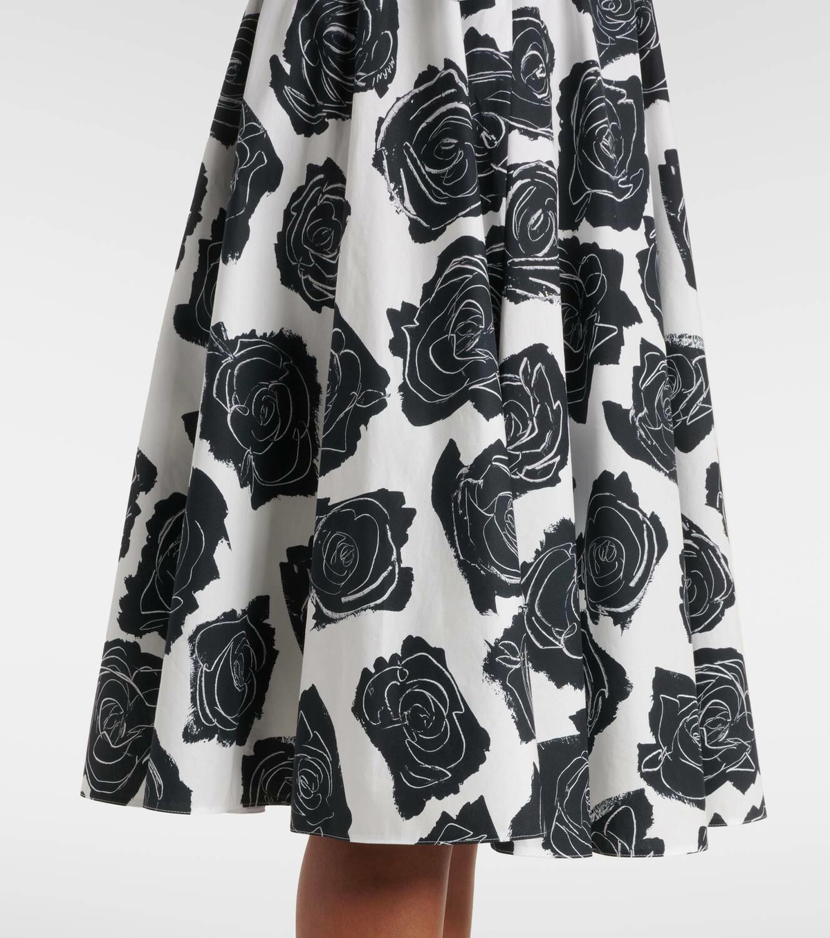 Marni Cotton midi skirt