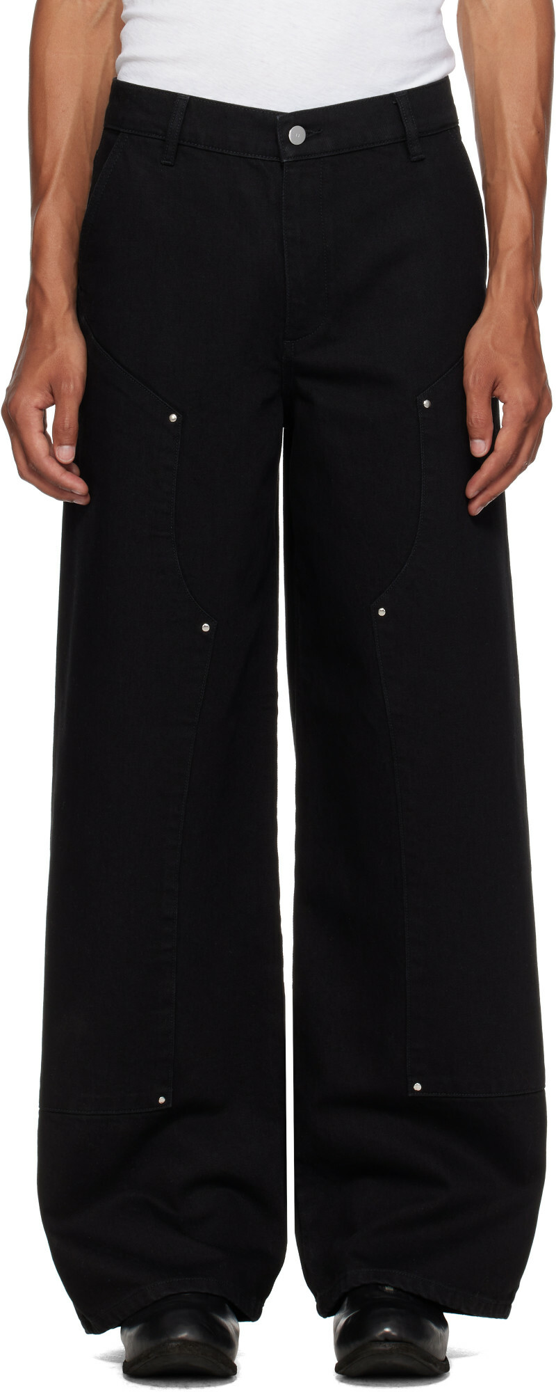 HELIOT EMIL Black Lorica Jeans