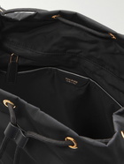 TOM FORD - Leather-Trimmed Logo-Appliquèd Nylon Backpack