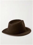 Lock & Co Hatters - Wool-Felt Fedora Hat - Brown