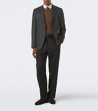 Rubinacci Herringbone virgin wool blazer