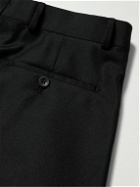 Kingsman - Slim-Fit Straight-Leg Wool and Cashmere-Blend Suit Trousers - Black