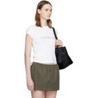 Alexander Wang White Hotfix Graphic Baby T-shirt