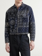 KAPITAL - Reversible Bandana-Print Cotton-Flannel Jacket - Black