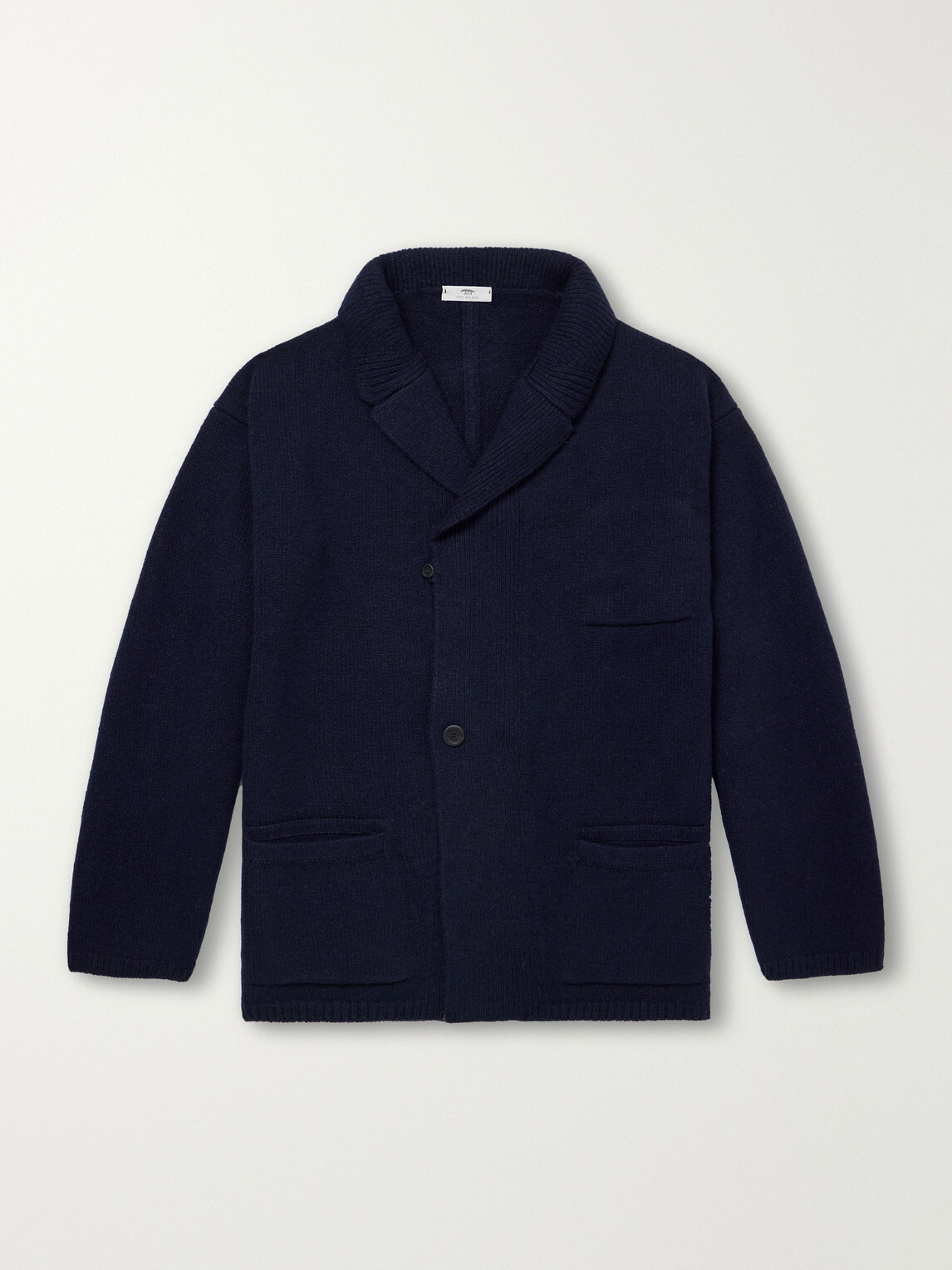Inis Meáin - Wool and Cashmere-Blend Cardigan - Blue
