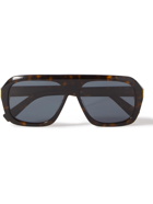 DUNHILL - D-Frame Tortoiseshell Acetate Sunglasses