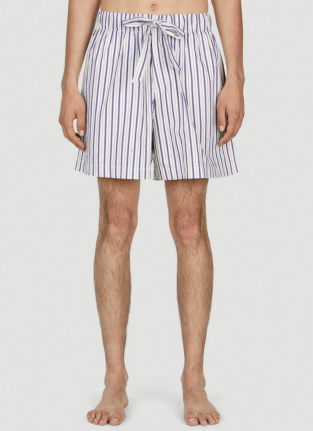 Tekla Lido Stripe Sleep Shorts