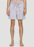 Tekla Lido Stripe Sleep Shorts