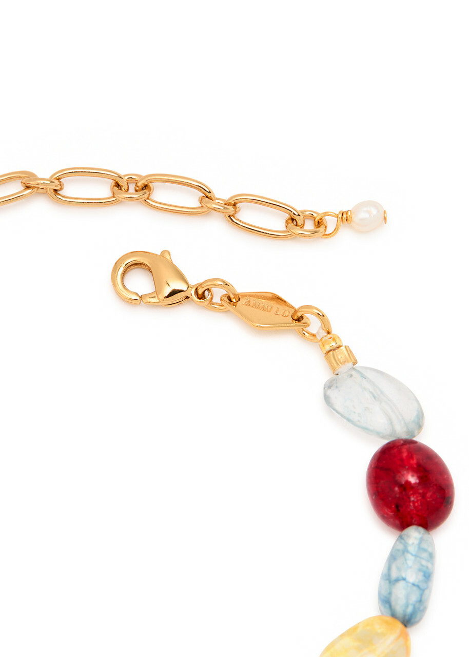 Anni LU Tropicana 18kt Gold-plated Bracelet - Multicoloured - One Size