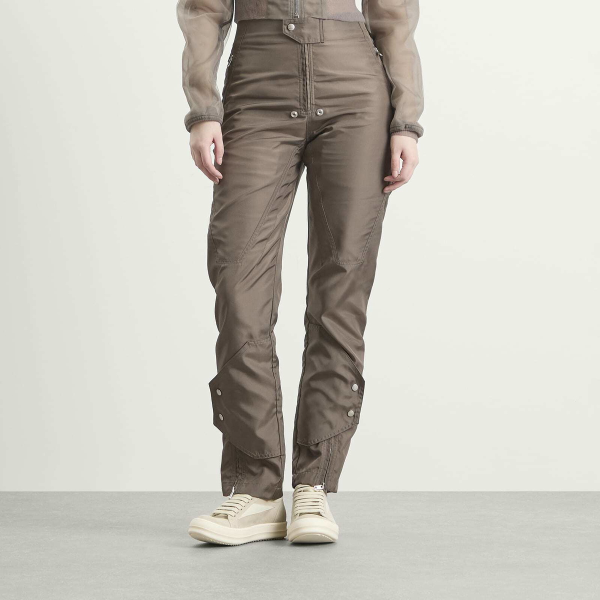 Rick Owens Women's Motopants in Dust