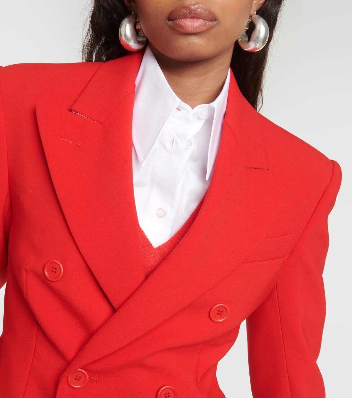 ジャケット SPORTMAX WOOL DOUBLE-BREASTED JACKET SportMax Adamo Double-breasted Wool Blazer | italist, ALWAYS