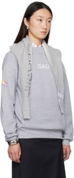Bless Gray Scarfersweater Sweatshirt