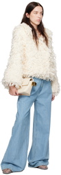 Christopher Esber Blue Oversized Drop Jeans