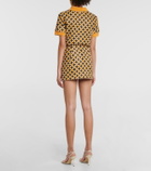 Dodo Bar Or Leather miniskirt