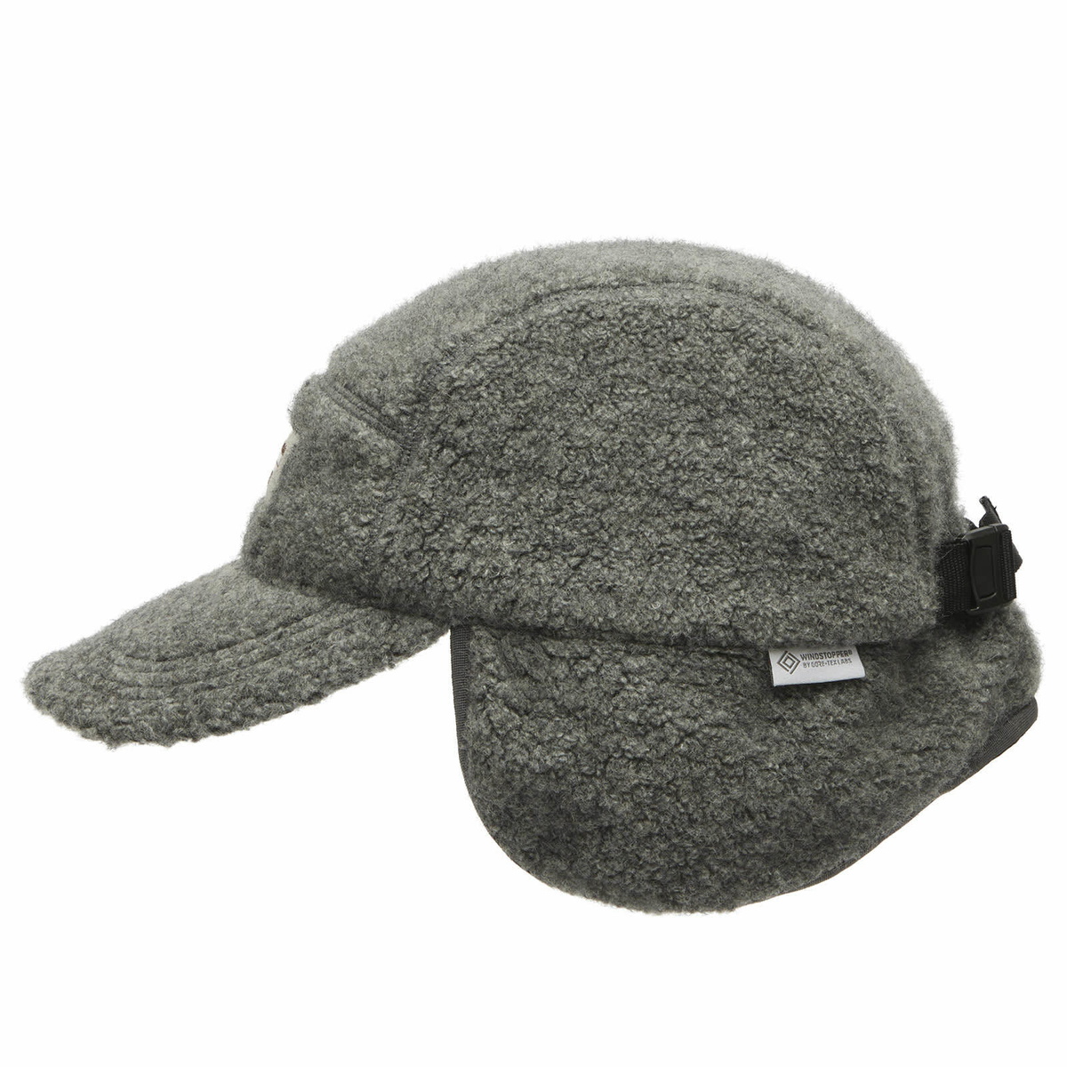 thisisneverthat Men's x GORE-TEX WINDSTOPPER Wool Fleece Cap in Grey Heather 