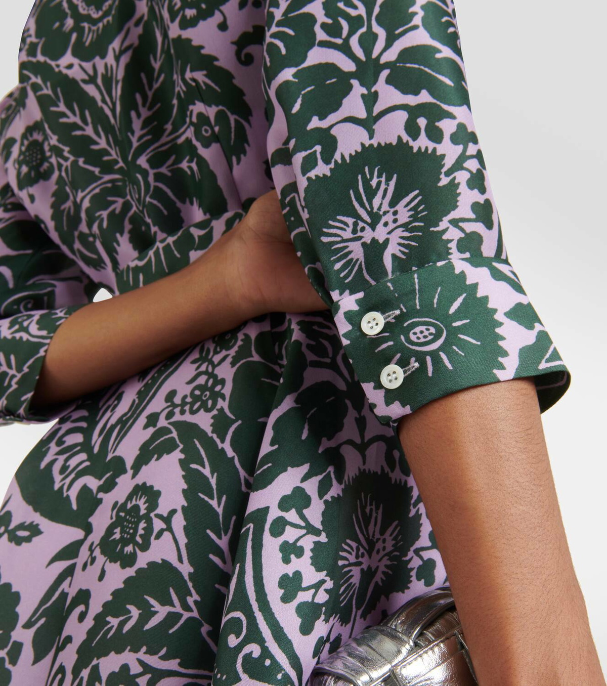 Carolina Herrera Belted silk gown