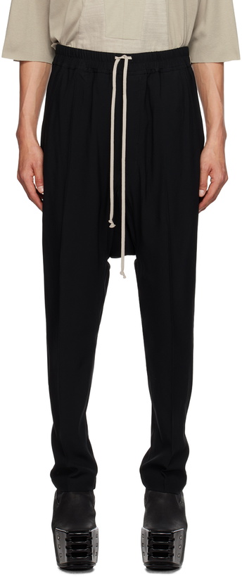 Photo: Rick Owens Black Drawstring Trousers