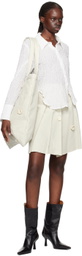 Song for the Mute Taupe Daisy Tote