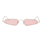 NOR Silver and Pink Alchemy Micro Sunglasses