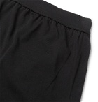 Hugo Boss - Tapered Stretch-Cotton Jersey Sweatpants - Black