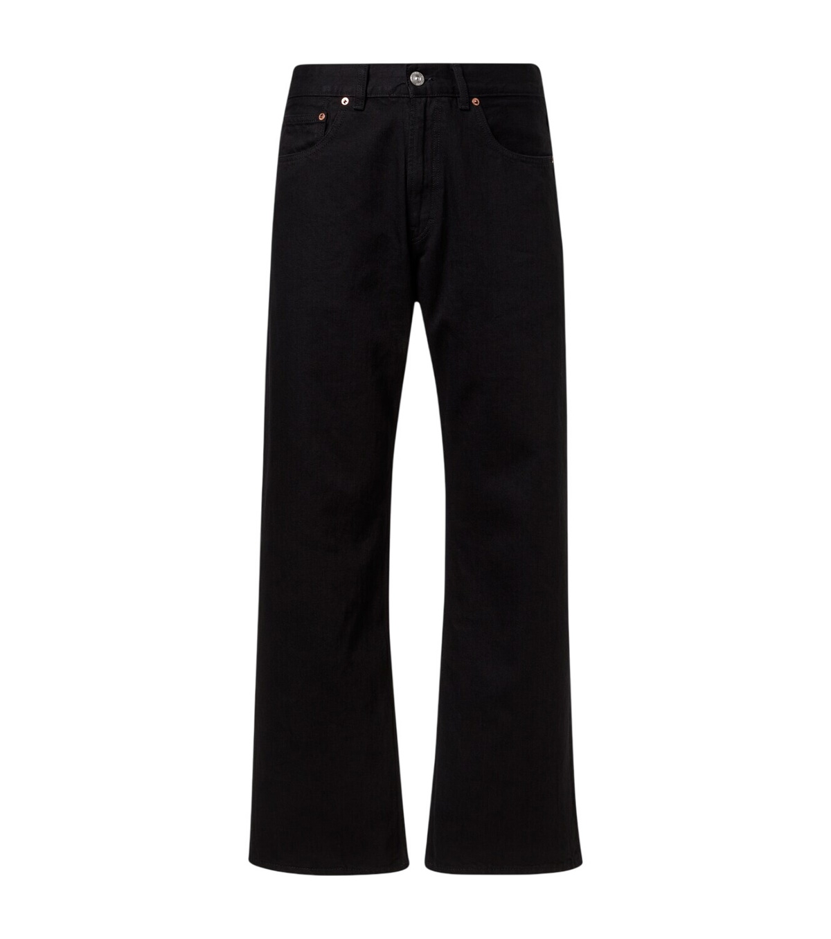 Our Legacy Men's Formal Cut in Overdyed Black Chain Twill