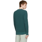 Loro Piana Blue Flax and Silk Prescott Roundneck Sweater