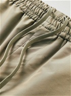 Auralee - Finx Straight-Leg Padded Cotton-Blend Trousers - Green