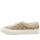 Gucci Men's Tortuga GG Sneakers in Beige