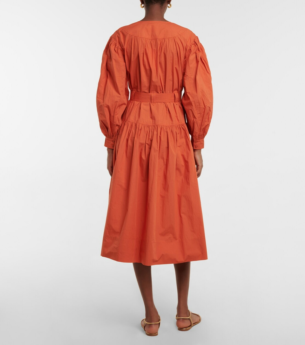 Ulla Johnson Joyce cotton poplin midi dress Ulla Johnson