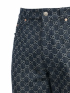 GUCCI - Gg Jacquard Denim Jeans