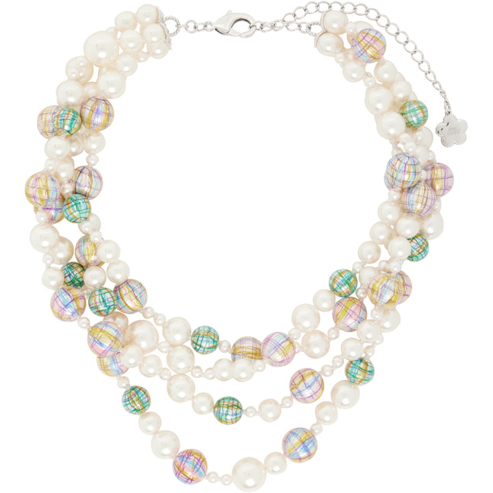 Photo: SHUSHU/TONG Painted Faux-Pearl Layered Necklace