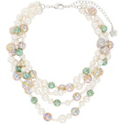 SHUSHU/TONG Painted Faux-Pearl Layered Necklace