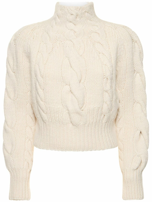 Photo: ZIMMERMANN - Luminosity Cable Knit Wool Sweater