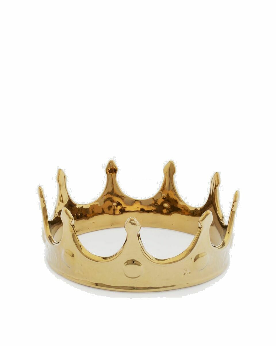 Photo: Seletti Limited Gold Edition Porcelain My Crown Gold - Mens - Home Deco